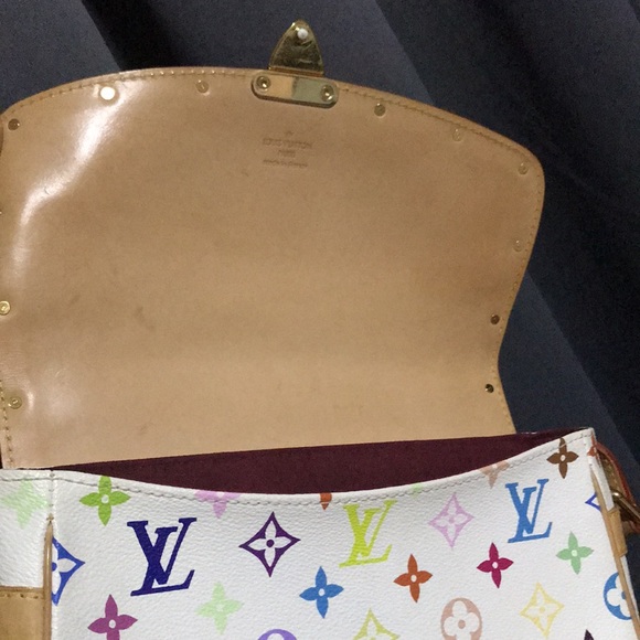 💎✨ COLLECTABLE ✨💎 SOLOGE LOUIS VUITTON MULTICOLOR CROSSBODY DISCONTINUED - Picture 12 of 15